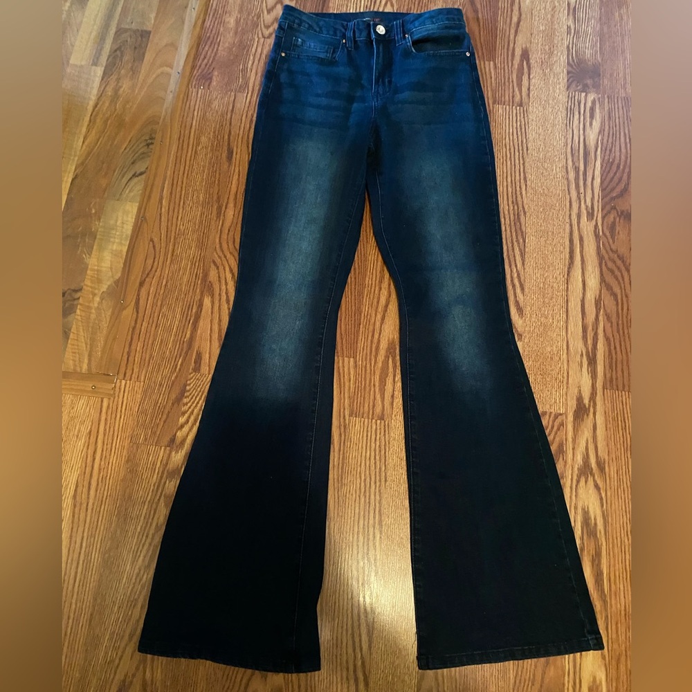 YMI Dark Blue flare jeans size 5/27